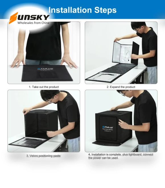 Folding Portable Photo Lighting Studio Shooting Tent Box Kit — Shooting Tents, PULUZ