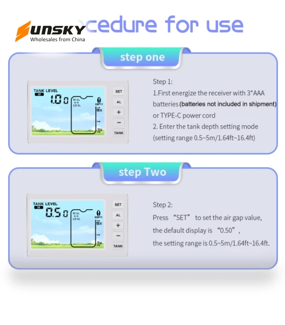 Ultrasonic Liquid Level Meter — 