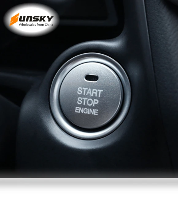 3D Aluminum Alloy Engine Start Stop Push Button Cover Trim Decorative Sticker — Car Stickers & Decals