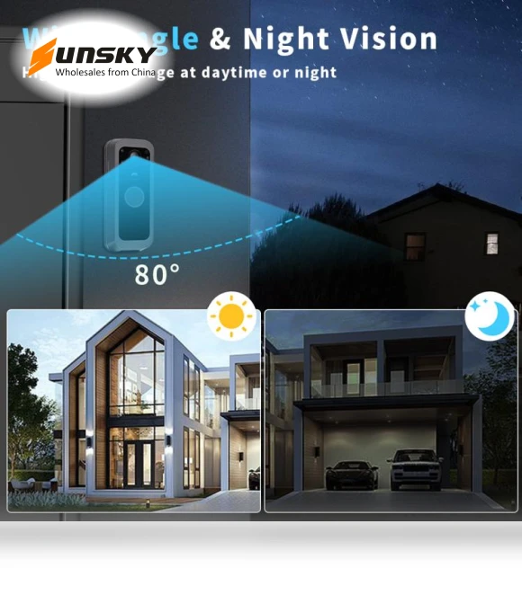 PIR Night Vision 2.4G Video Intercom Doorbell — Smart Home Security