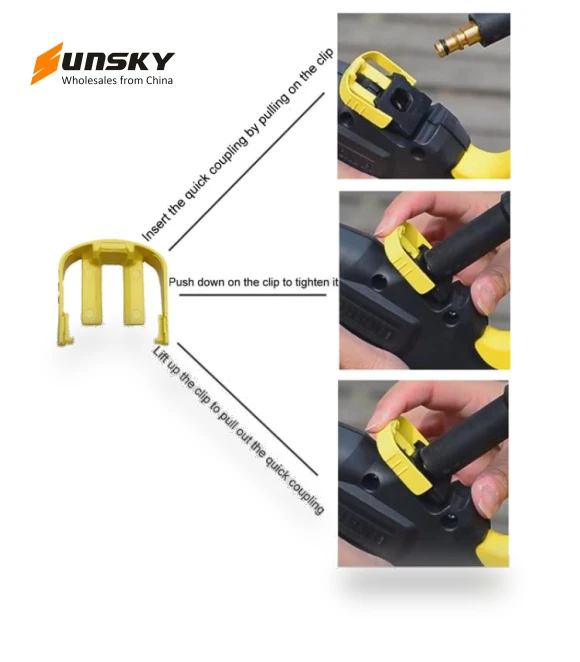 Quick Coupling Carabiner for Car Washer — 