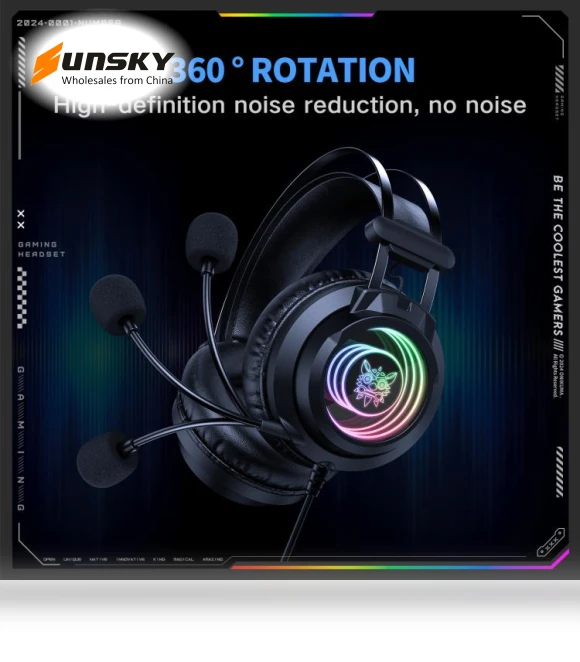 Abyssal Mirror Effect Game Headphones — Headsets, ONIKUMA