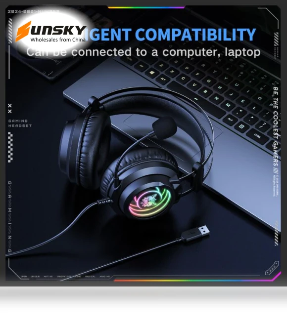 Abyssal Mirror Effect Game Headphones — Headsets, ONIKUMA