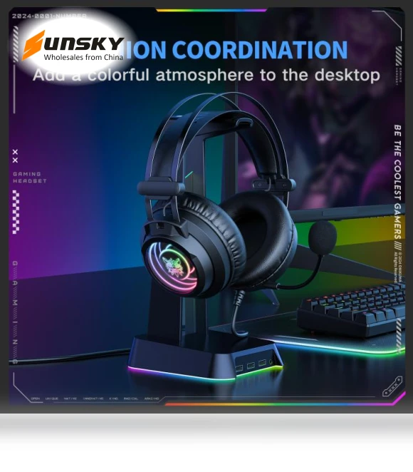 Abyssal Mirror Effect Game Headphones — Headsets, ONIKUMA