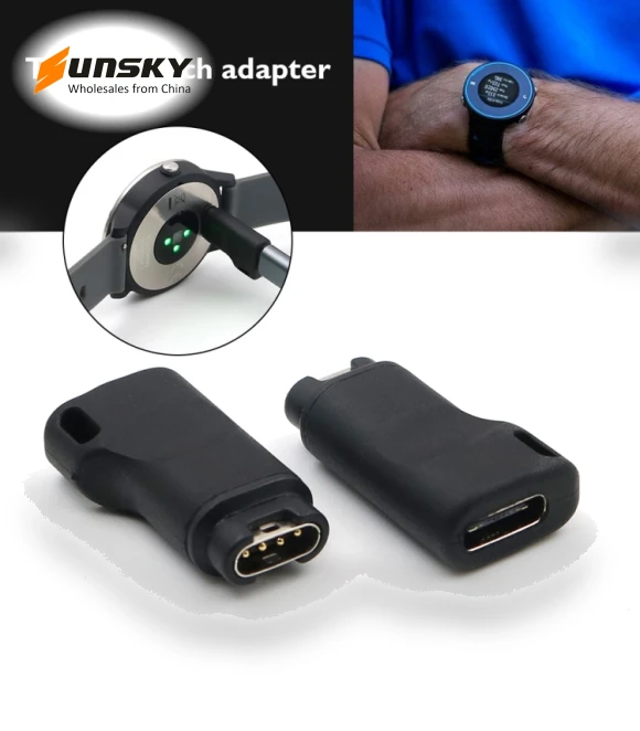 Watch Charging Head with Type C Adapter — Smartwatch Charging Solutions, Garmin
