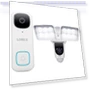 2K QHD 2-Way Audio Wired Video Doorbell with Floodlight Camera — Smart Home Security, Lorex