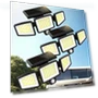 Solar Outdoor Security Lights with Remote Control, Motion Sensor, 2500lm, 210 LED, Waterproof, 270° Flood Wall Lights — Outdoor Security & Flood Lighting