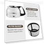 Automatic 5-Cup Brew & Drip Coffee Maker with Reusable Filter — Coffee Makers, Elite Gourmet