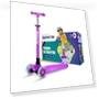 3 Wheel Kick Scooter for Kids with LED Lights and Adjustable Handlebar — Electric Vehicles, HighMaster