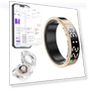 Smart Ring with LED Display, Health Tracker for Sport, Heart Rate, Sleep Monitoring — Smart Rings, Mefoma