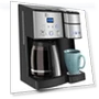 Single Serve + 12 Cup Coffee Maker, 3-Sizes: 6-Ounces, 8-Ounces and 10-Ounces, Stainless Steel — Coffee & Espresso Combos, Cuisinart