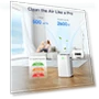 Double-Sided HEPA Air Purifier — Activated Carbon Air Purifiers, LUNINO