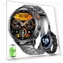 Smart Watch with LED Flashlight and AMOLED Display — Smartwatches, ESFOE