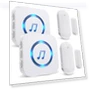 Wireless Door Chime with Contact Sensor Alarm — Chimes, SanJie