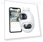 Dual 2K Lens WiFi Spotlight Camera — Smart Home Security, IMILAB
