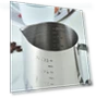 Stainless Steel Tipped Flower Cup with Graduated Measuring Cup — Coffee Scoops