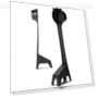 Cartoon Giraffe Shaped Coffee Spoon Set — Measuring Spoons