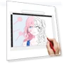Three Level of Brightness Dimmable A4 LED Drawing Sketchpad Light Pad — Light Boxes