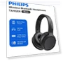 Wireless Bluetooth Headphones with Bass Plus Touch — Over-Ear Headphones, Philips