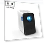 180 ANSI Mini LED+LCD Smartphone Wireless Screen Projector — Home Theater Projectors