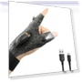 Rechargeable LED Light Gloves — Reflective Gear