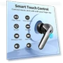True Wireless Earbuds with LED Power Display — In-Ear Headphones, TAGRY