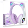Colorful Lighting LED Wireless Cat Ear Headphones — Over-Ear Headphones