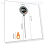 Electronic Thermometer with Large Screen Digital Display — Temperature Measurement Tools