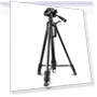 Aluminum Selfie Live Tripod Mount with Three-dimensional Head & Phone Clamp — Tabletop & Travel, PULUZ
