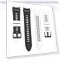 Two-color Silicone Strap Watch Band — Watch Straps & Bands, Samsung