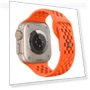 Mesh Reverse Buckle Silicone Watch Band — Watch Accessories