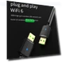 WiFi 6 Nano Wireless Dongle — USB, EDUP