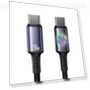 Type-C to Type-C Aluminum Alloy Data Cable with Colorful Light — Cables, USAMS