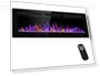 Electric Fireplace Wall Mounted and Recessed with Remote Control — Tabletop Fireplaces, BETELNUT