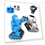 Remote Control Battle Robots — Interactive Figures & Robots, Sharper Image
