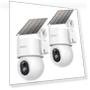 Solar Security Cameras Wireless Outdoor — Motion Sensors, AOSU