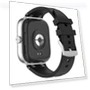Silver Metal Connector Silicone Watch Band — Watch Accessories, Xiaomi
