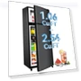 Double Door Refrigerator with Freezer — Mini Fridges, Anypro