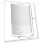 Topfill Night Light Humidifier — Air Moisturizers, MEGAWISE