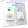 20W USB C Wall Charger with 3Pack 10FT USB C to C Cable — Cables, Dayaoncy