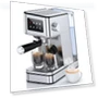 Compact Espresso Maker with Steam Milk Frother — Espresso Machines, QJA