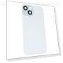 Glass Battery Back Cover with Flash Bracket + Wireless Charging Module — Back Covers