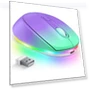 Rechargeable Rainbow Mini Mouse — Mouse Pads, SeenDa