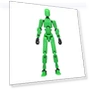 3D Printed Titan Robot Mobile Doll Set — Collectible Statues, lucky66