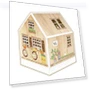 3D Puzzle Love Tree Hut House with LED Touch Ball — Puzzles, Board M Factory
