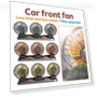 Car Fan with 3 Heads — Portable USB Fans, zhishangyoupin