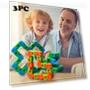 Colorful Puzzle 3PC — Blocks, Ice Beauty