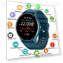 Fashion Smart Watch with Heart Rate Monitor — Wearable Accessories, LIGE