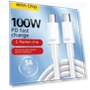 Dual Fast Charging Cable Type-C 100W — Cables, Home of smartphone & tablet accessories