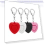 Heart-Shaped Alarm Keychain — , AI Supermarket